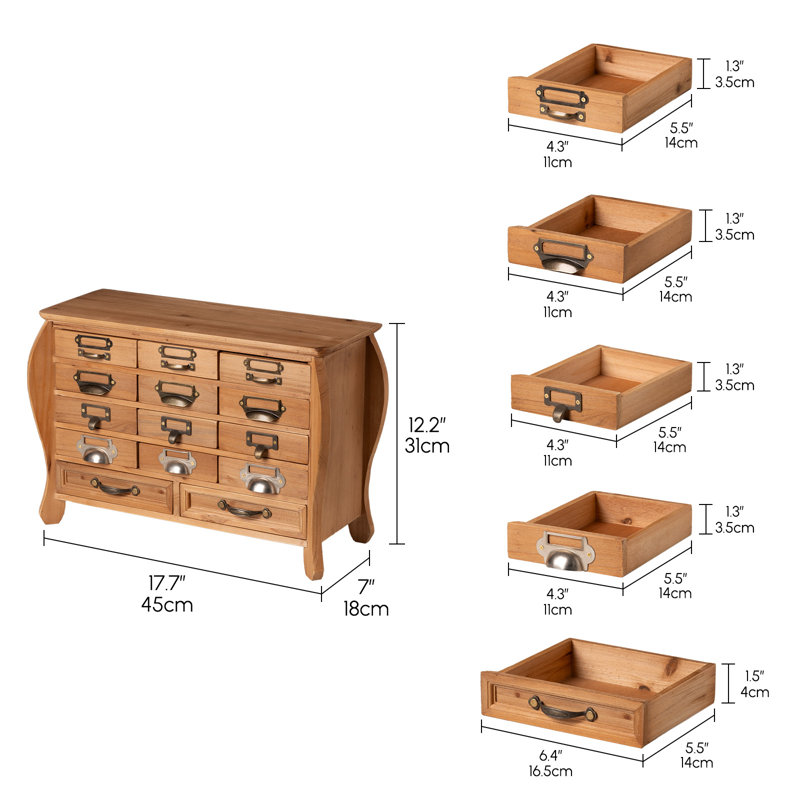 Solid Wood Desk Organizer