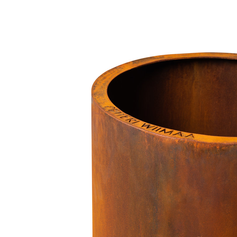 Metal Pot Planter, 47cm H x 33cm W x 33cm D