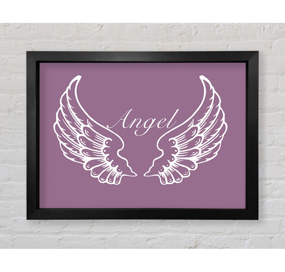 Angel Wings Dusty Pink - Druck