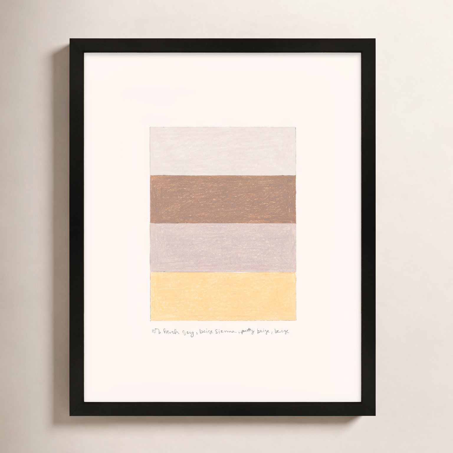 Stacks by Beth James, Black Framed, 20" H x 16" W x 1.25" D