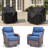 2-Piece High-Quality 600D Oxford Fabric Outdoor Furniture Cover With Handles-1235664440