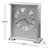 Exton Traditional Roman Numeral Metal Quartz Movement / Crystal Tabletop Clock in Brass