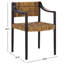 Chaise avec accoudoirs Aksel