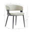 Chaise en cuir texturé Luce-834450369