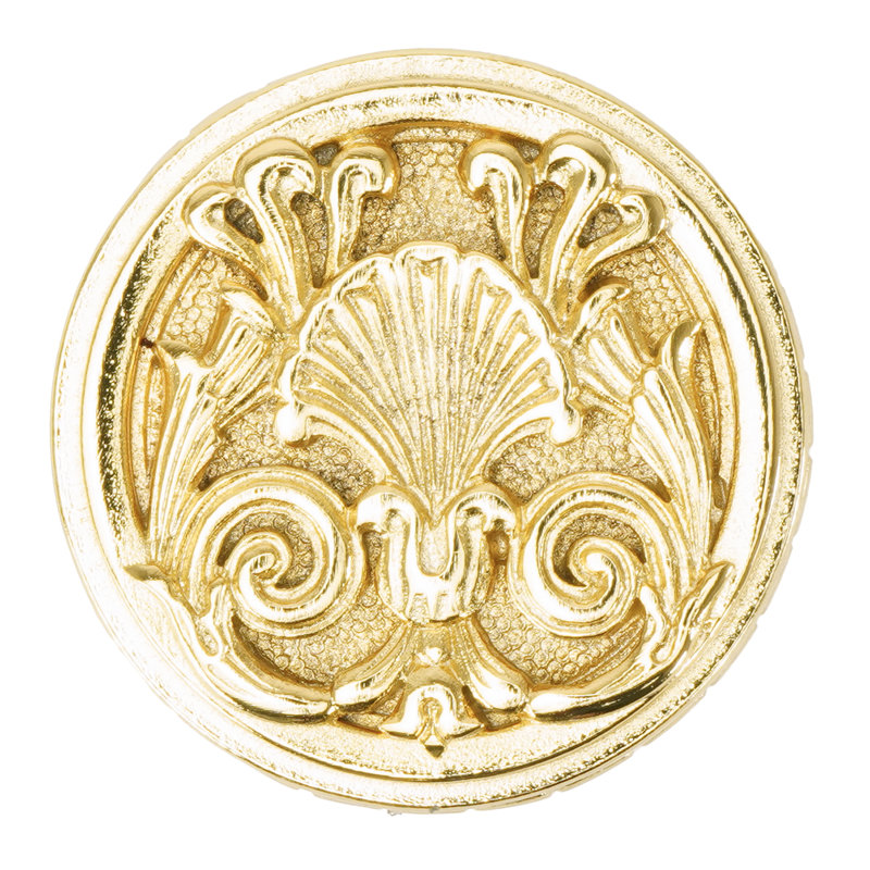 EDGAR BEREBI HAMILTON KNOB IN POLISH GOLD PLATE