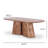 Gladyss Honey Burl Dining Table