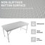 Table pliante portative jaune 4 pi 4 po poids pliable intérieur et extérieur pour table de camping (seulement avec la table)-34921402-34921403