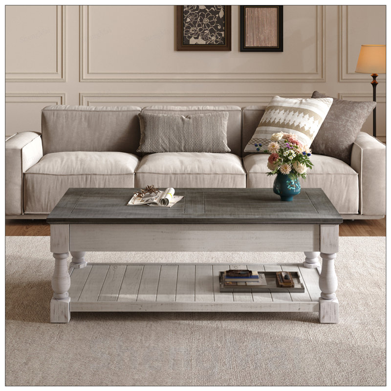 Table basse avec plateau fixe Farmhouse
