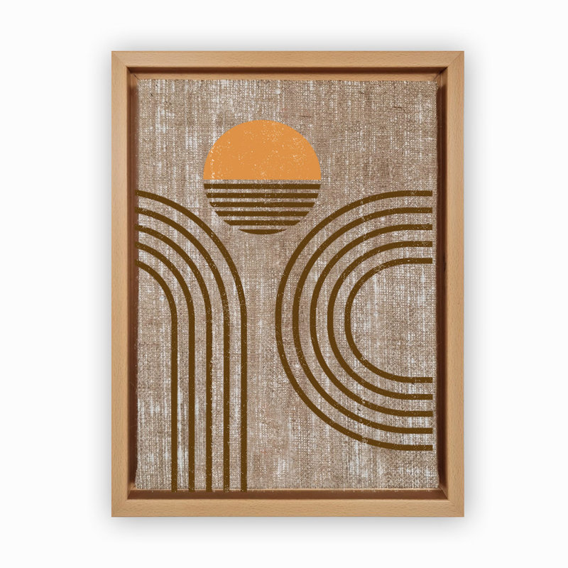 Decorative Canvas Painting, Wood