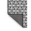 Tapis gris tissé à la machine-556245050