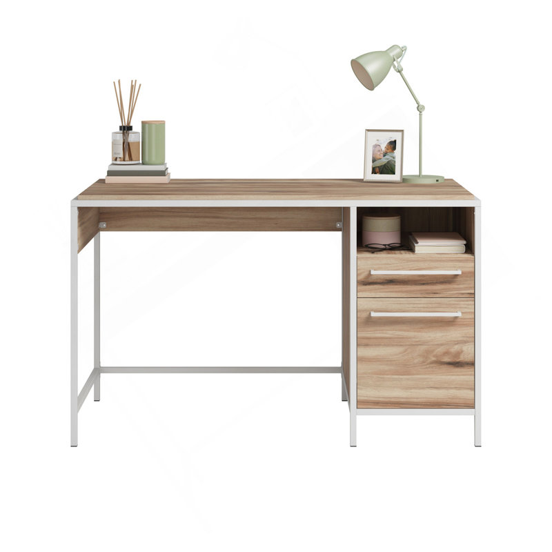 Desk, Brown Finish