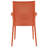Mace No-Assembly Stackable Patio Armchair – Modern All-Weather Weave Dining Chair – Waterproof & Sturdy Polypropylene Seating for Garden & Balcony-39726254-124128376
