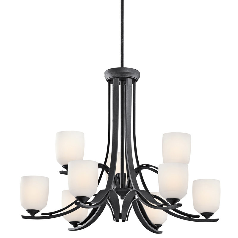 Lustre classique/traditionnel 9 lumières ombrée Capitol