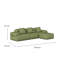 Canapés d'angle modulaires, canapé moderne en velours côtelé, canapé portatif pour la maison-795828706