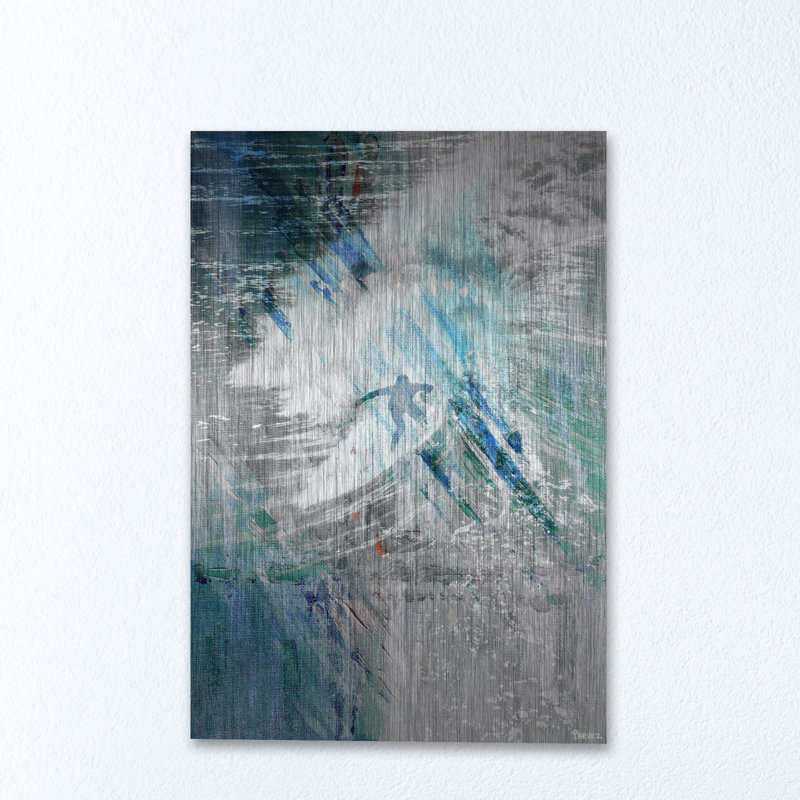 " Riding High Surf " by Parvez Taj, 45" H x 30" W x 1.5" D