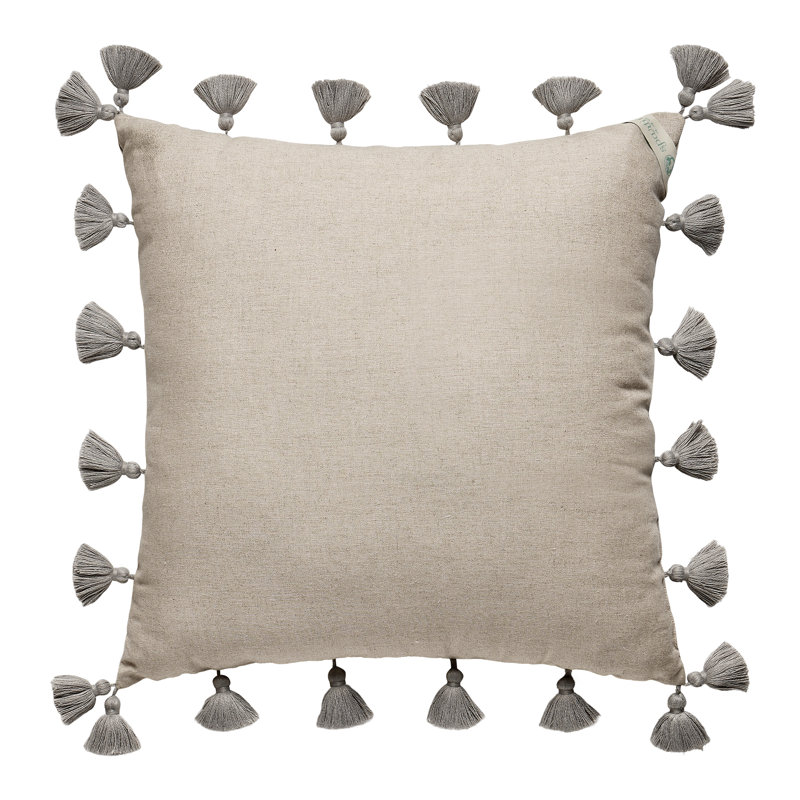 Coussin décoratif à pampilles Jonas