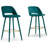Kyleigh Upholstered Counter Stool with Metal Frame