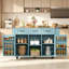 139 cm W Kitchen Island with-824862633