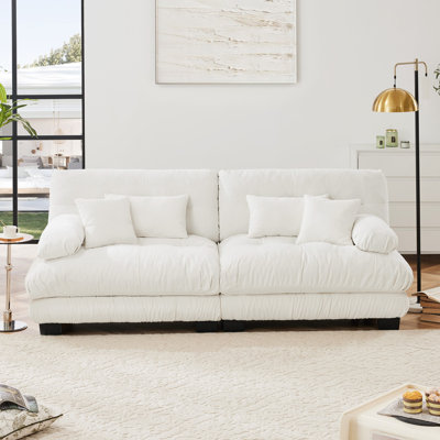 Comfortable Two-Seater Chenille Sofa For Living Room, Enhancing Style And Relaxation