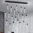 20-light Modern Crystal Rectangular Led Chandelier Black-2042310784