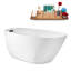 1600mm x 749.3mm Soaking Acrylic Bathtub-2072910961