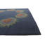 Tapis carré bleu marine Otto