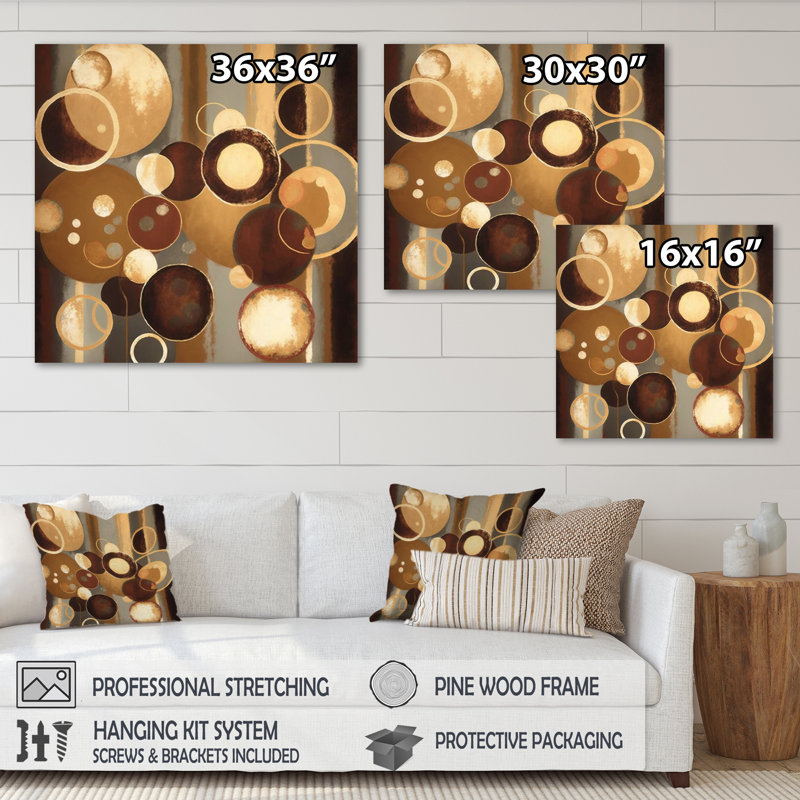 «Aged Barrel Universes II», reproduction sur toile, H 16 po x l 16 po x P 1 po, Toile tendue