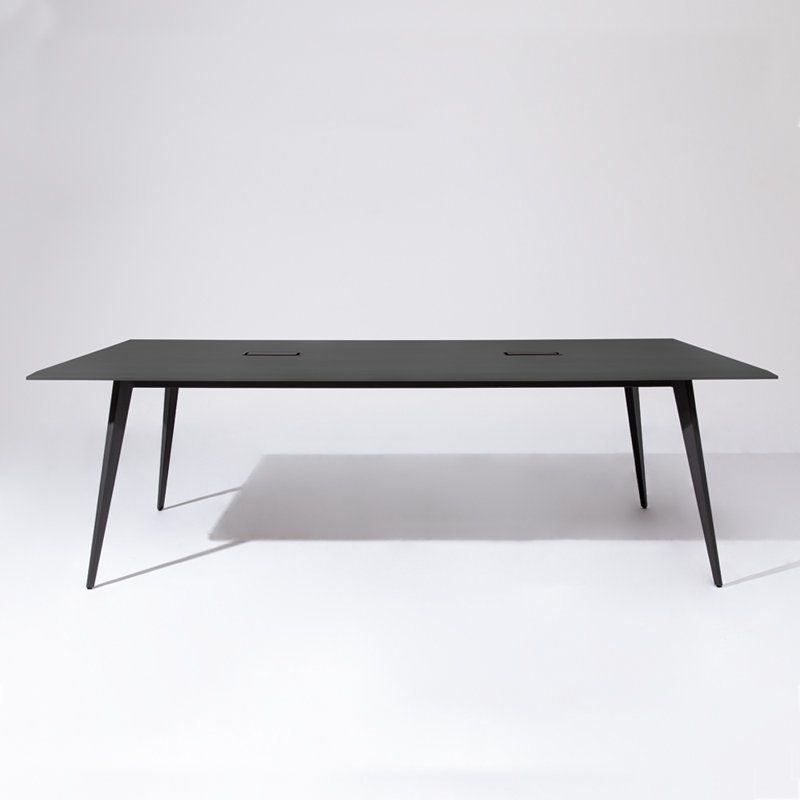Table de conférence rectangulaire Bexley, Noir, H 29,53 po x L 70,87 po x l 35,43 po