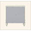 Dorothy Ivory Finish Nightstand W/2 Drawers