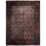 Overdyed One-of-a-Kind 9' 3" X 12' 2" Hand Knotted Area Rug
