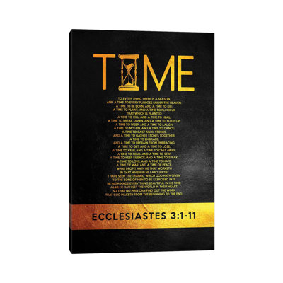 " Ecclesiastes 3:1-11 " by Adrian Baldovino
