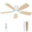 Ventilateur de plafond 46 po avec lumière et télécommande (ensemble de 2)-107784868