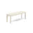 5 Piece Dinette Set for 4 Includes a Rectangle Dining Room Table and 4 Kitchen Dining Chairs, 36x60 Inch, Linen White-1258341035-1209129777