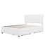 Upholstered Bed 140*200 Cm (90*190 Cm) With Trundle Bed And 2 Drawers-1591445453