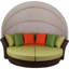 Lit de jour d'extérieur ovale extensible Linton