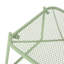 Table d'appoint en fer 15,5 po H, moderne avec ornement en maille, l 19,84 po x P 17,54 po, H 7,63 po