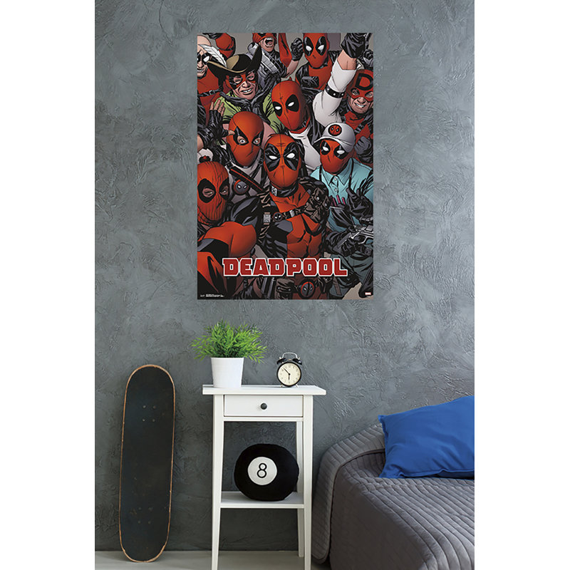 Impression sur papier deadpool-faces