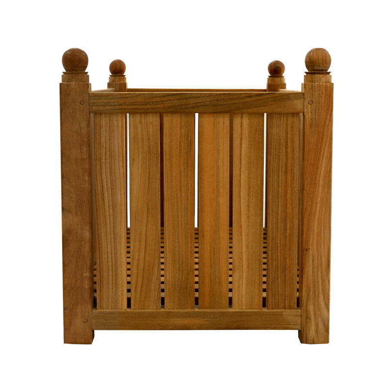 Teak Outdoor 36" Rectangle Planter Box