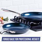 Blue Diamond 10 Piece Stainless Steel Non Stick Cookware Set & Reviews ...