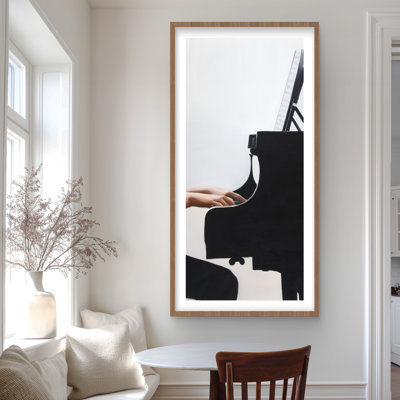 Melody - Framed Matted Musical Print for Home Decor