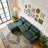 99'' Sectional Cloud Deep Seat Couch, Modern Comfy Chenille L Shaped Sectional Sof-1050174465