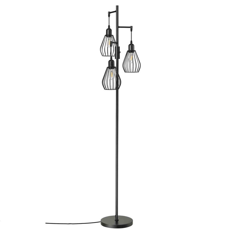 Benoto 166cm Tree Floor Lamp, Black