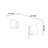 Pure white Rock Slab Tabletop Rectangular Table-1388313886