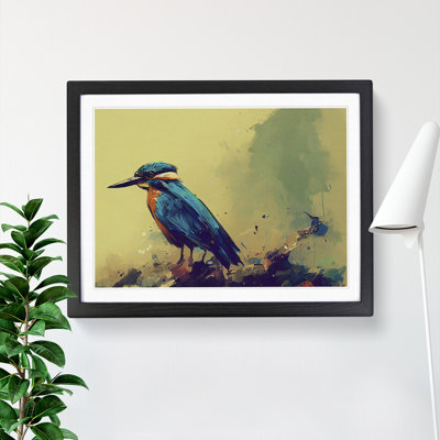 Kingfisher Bird Vol.8 - Framed Print