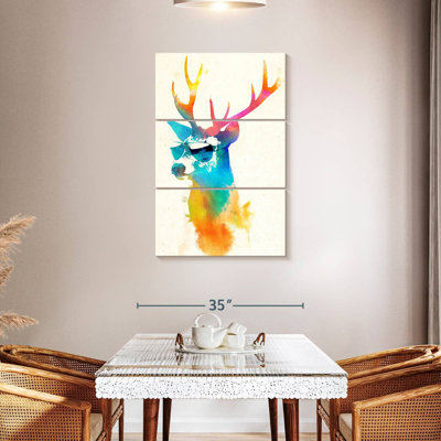 Brampt ensoleillé cerf