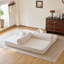 Canapé à compression de 78,8 po, canapé-lit convertible au sol avec accoudoirs avec dossier coussiné, canapé-lit futon confortable, causeuse modulaire désossée, tissu en velours côtelé, pour le salon, la chambre à coucher-132925664-132925666