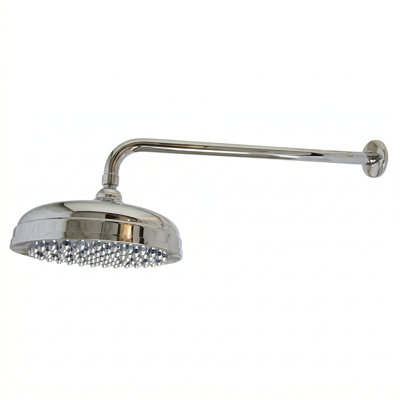 8 in. Shower Head with 16 in. Straight Arm and Escutcheon by Strom Living