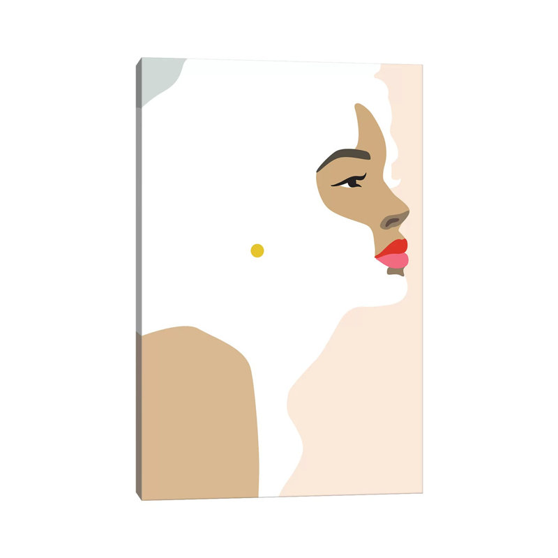 Femme ?23 Rectangle by Blek Prints - Wrapped Canvas Print, 101.6 cm H x 66.04 cm W x 1.91 cm D