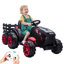 Les enfants de 12 V montent sur un tracteur avec remorque, un véhicule électrique alimenté par batterie avec deux moteurs de 35 W et une télécommande-102438457
