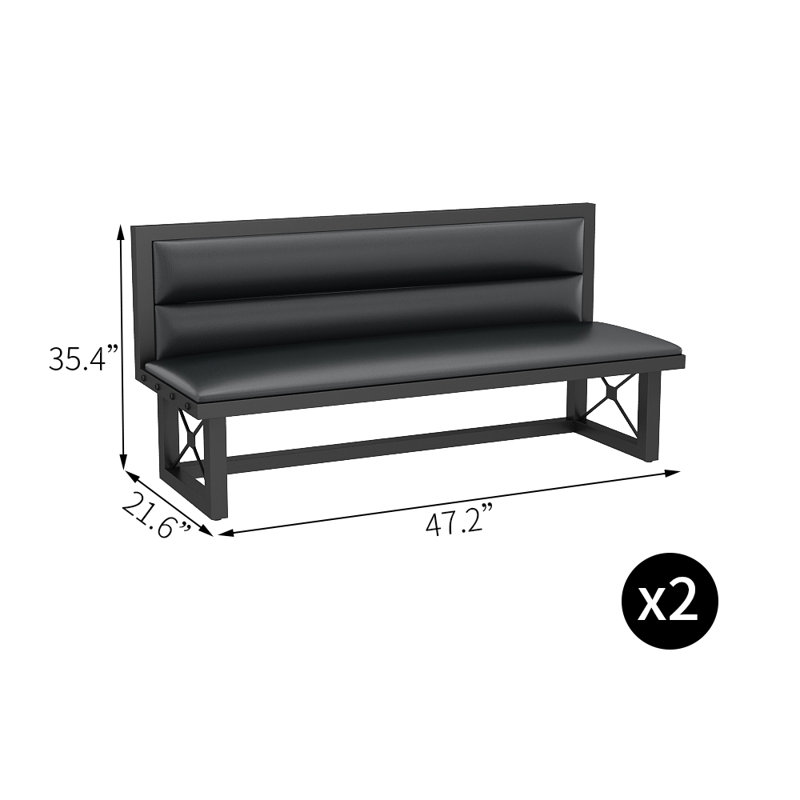 Banc de rangement moderne et simple